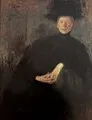 La dame à la robe noire